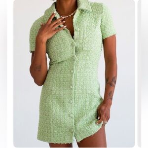 Rumored Notting Hill Mini Dress I Tennis Tweed